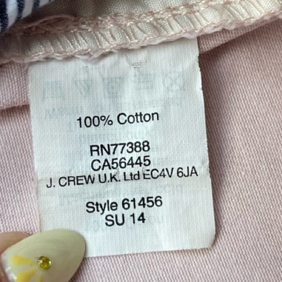 J.Crew 3 Inch Chino Short Low Rise City Fit in Light Pink - Size 4 - Picture 10 of 12